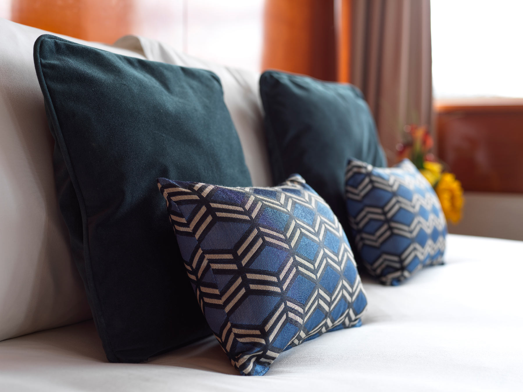 Yacht Executive Suite bedroom at Sunborn London Yacht Hotel